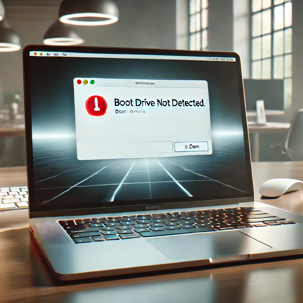 boot drive not detected